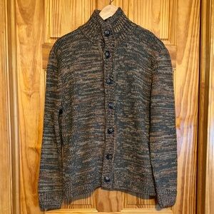 Liverpool Women’s Brown and Green Cardigan Sweater